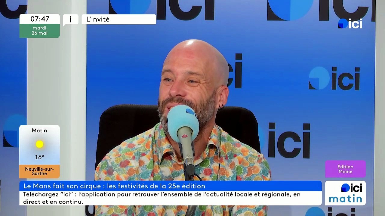 Richard Fournier, directeur du Plongeoir, pôle national du cirque du Mans