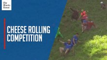Revelers risk injury racing down Coopers Hill in Britain's annual Cheese rolling competition
