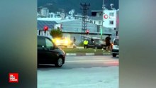 Kurbanlık koyun kaçtı, polislerin yardımıyla yakalandı