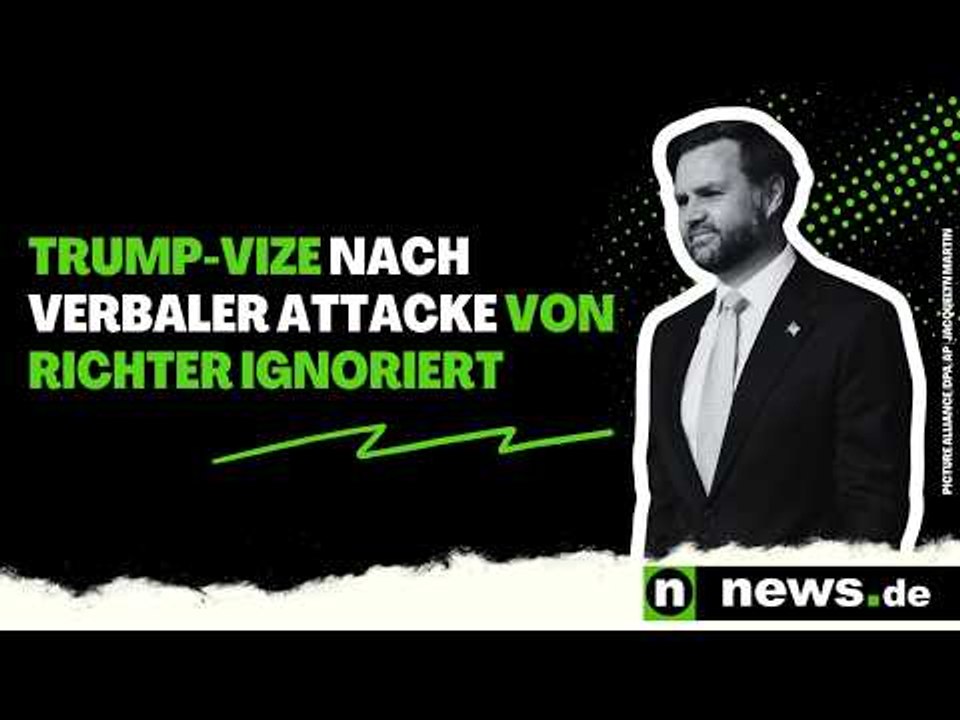 JD Vance: Trump-Vize nach verbaler Attacke von Richter ignoriert