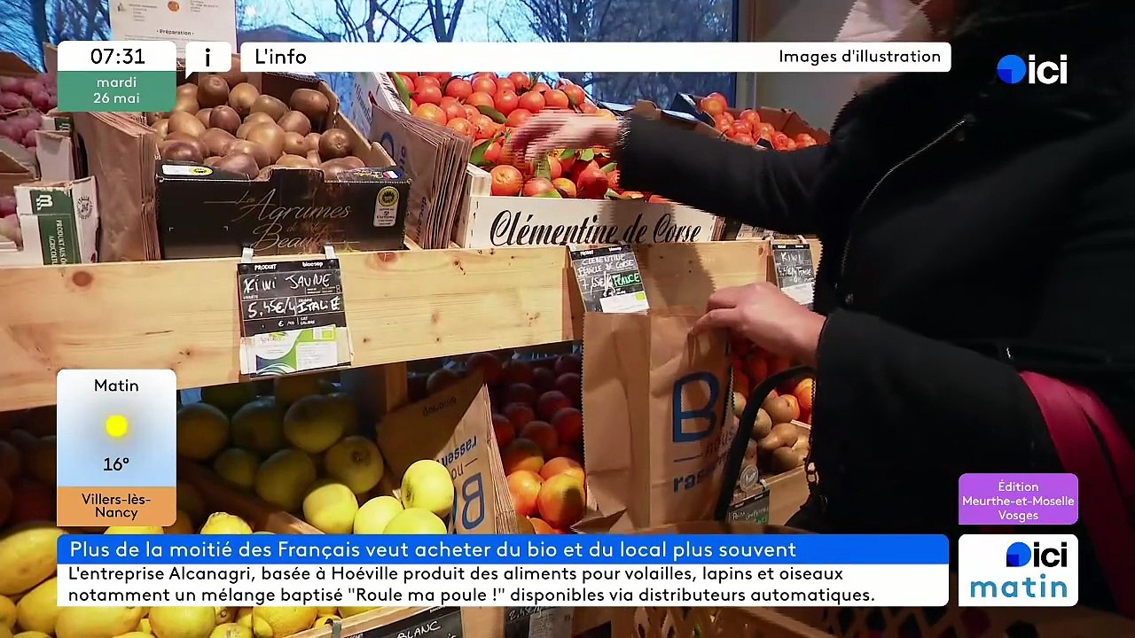 26/05/2026 -  ici matin par Ici Lorraine (Meurthe-et-Moselle et Vosges) en vidéo