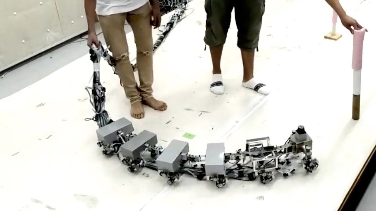 Centipede-inspired robot tackles a key robotics hurdle with space and lifesaving promise.