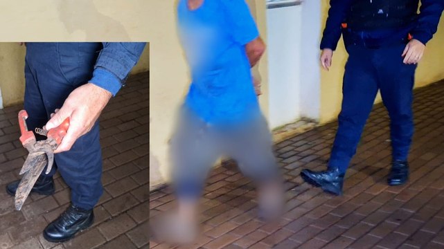 Suspeito de agredir idoso no Terminal Nordeste é levado à Delegacia