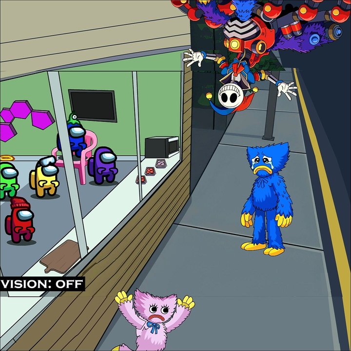 Poppy Play Time The ProtoType Vs Among us Ft Shawarma Kiosk: The Anomaly