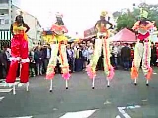 la martinique sur echasse