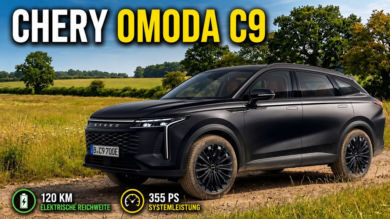 2027 Chery Omoda C9: SUV-Update mit Hybrid-Power