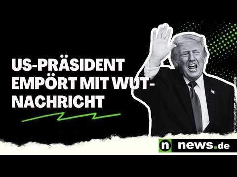 Donald Trump: Er lässt seinem Zorn freien Lauf - US-Präsident empört mit Wut-Nachricht