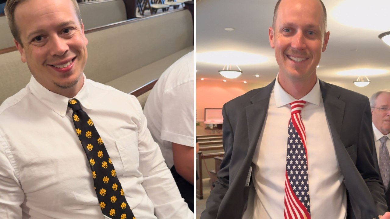 Family Honor Beloved Late Grandpa By Wearing His Ties To Funeral | Happily TV