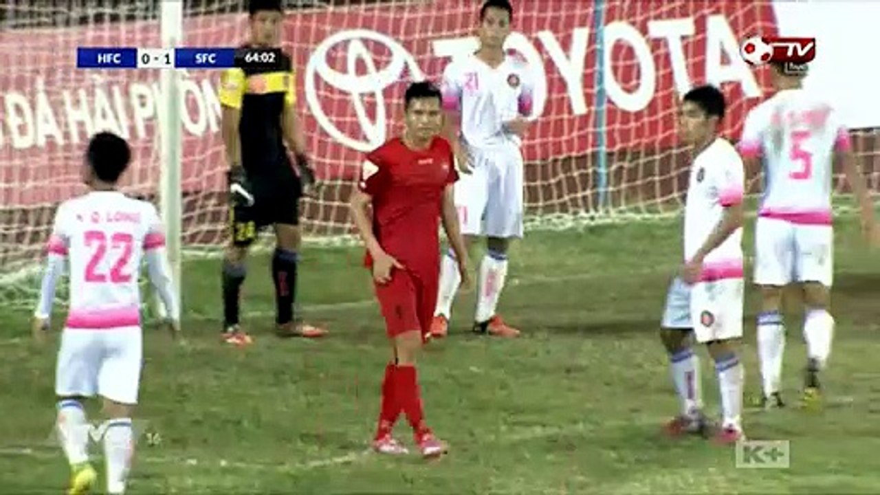 Hải Phòng 0-1 Sài Gòn - Goals and Highlights (5/1/2017) | VTVcab 16 - Bóng Đá TV (Kênh số 42 trên hệ thống Truyền Hình K+)