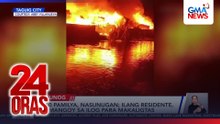 350 pamilya, nasunugan sa Taguig; ilang residente, lumangoy sa ilog para makaligtas | 24 Oras
