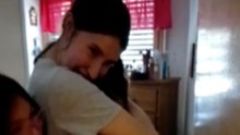 Aunt's unexpected return has adorable nieces walking on air *Emotional*