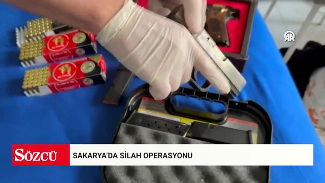 Sakarya’da silah operasyonu: 7 ruhsatsız tabanca ele geçirildi, 1 şüpheli tutuklandı