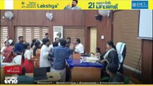 തൃശൂർ കോർപ്പറേഷൻ കൗൺസിൽ യോഗത്തിൽ ബഹളം