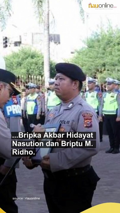 Dipecat, Dua Personel Polres Dumai Terlibat Narkoba dan Mangkir 39 Hari