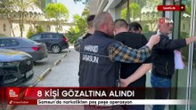 Samsun'da narkotikten peş peşe operasyon