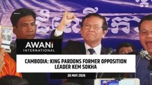 Cambodian king pardons former opposition leader