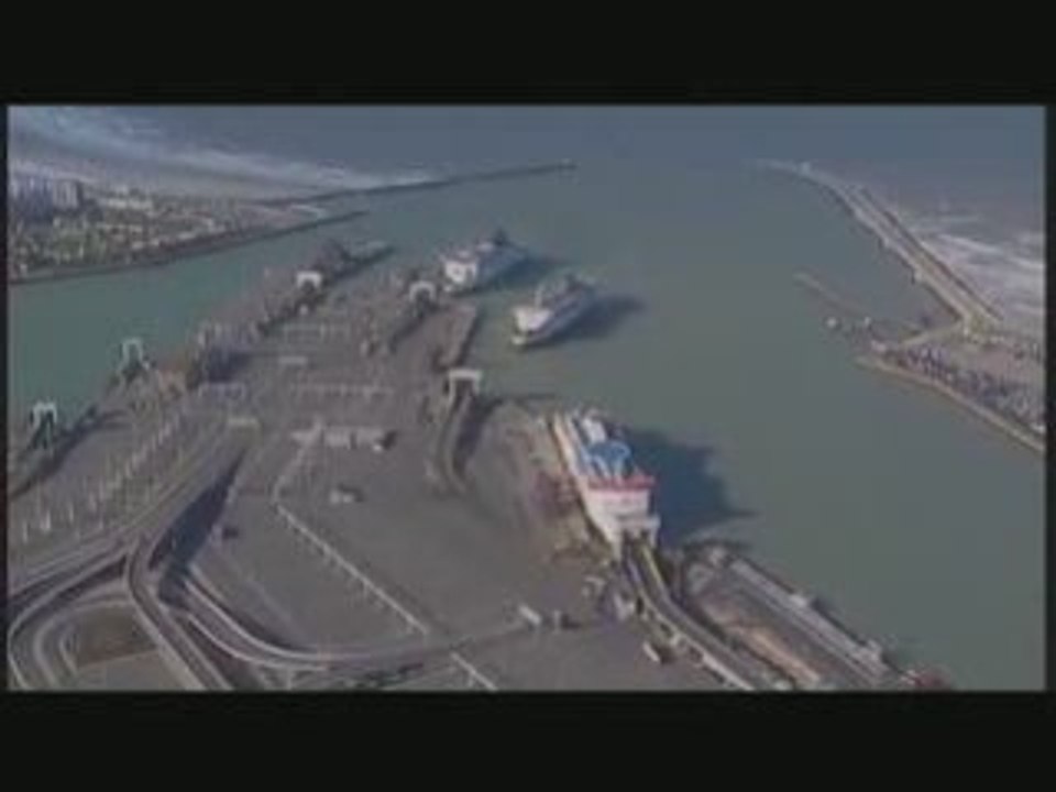 Inauguration du poste 9 du port de Calais