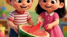 👉 "Watermelon Fruit for Kids 🍉 | Learn Watermelon Name & Colour | Fruits Learning Shorts"