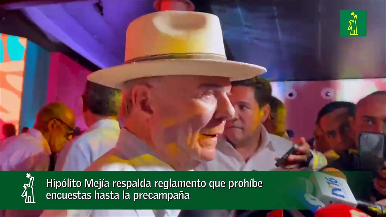 Hipólito Mejía respalda reglamento que prohíbe encuestas hasta la precampaña