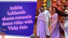 Ankita Lokhande and Vicky Jain recreate 'Chand Chhupa Badal Mein' in romantic dance video