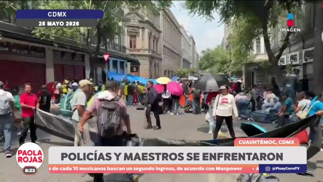 CNTE toma el Centro Histórico de la CDMX | De Pisa y Corre con Paola Rojas
