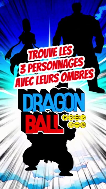 Trouve les 3 personnages de DRAGON BALL avec leurs ombres feat Todgi