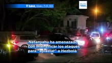 Netanyahu anuncia una escalada en Líbano y la toma de nuevas zonas estratégicas