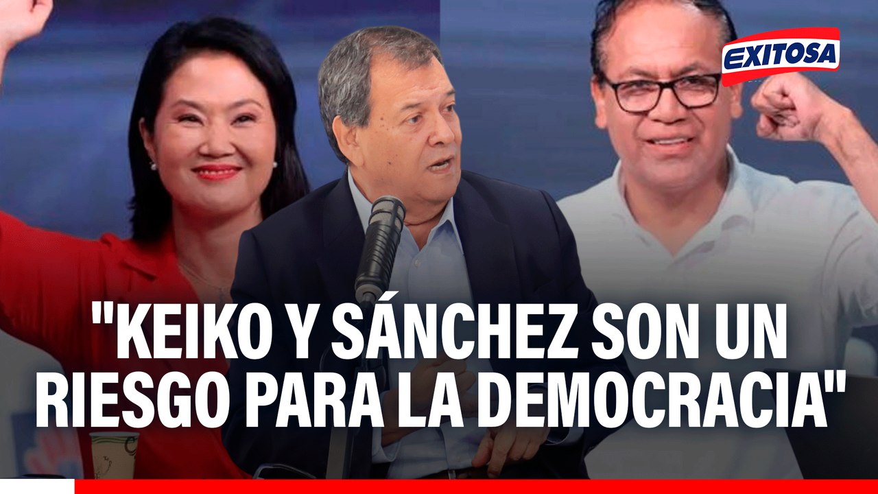 Jorge Nieto cuestiona a Keiko Fujimori y Roberto Sánchez: "Son un riesgo para la democracia"