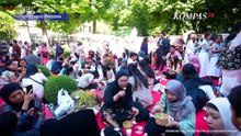 Momen Hangat Iduladha di Prancis: Makan Bersama hingga Presiden Prabowo Ikut Nyanyi Bersama