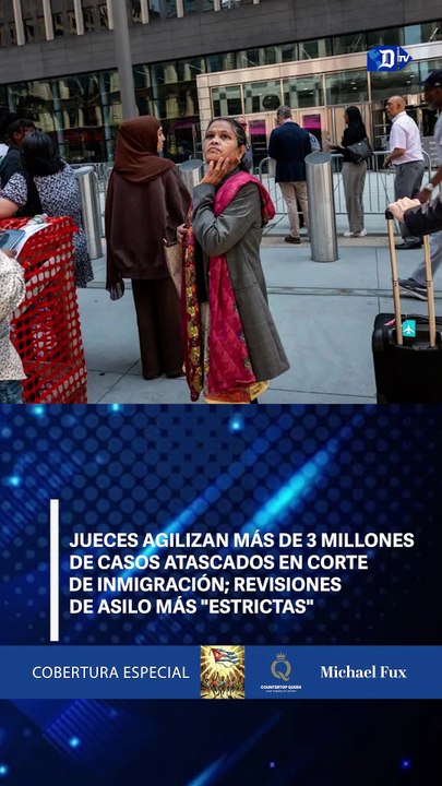 Jueces agilizan más de 3 millones de casos atascados en corte de inmigración; revisiones de asilo más "estrictas" | El Diario en 90 segundos