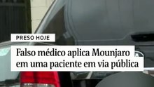 Falso médico aplica Mounjaro em uma paciente em via pública