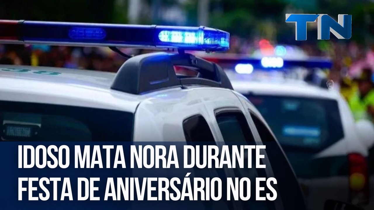 Idoso mata nora durante festa de aniversário no ES