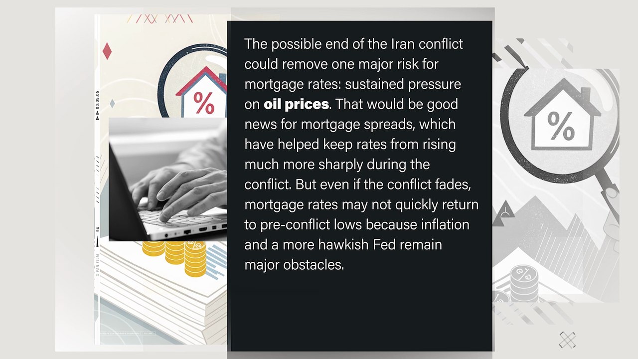 The possible end of the Iran conflict could remove one major risk for mortgage rates