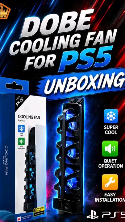 Unboxing Dobe Cooling Fan For Ps5