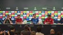 ÍÑIGO, ÁLVARO GARCÍA Y TREJO, RUEDA DE PRENSA completa previo al CRYSTAL PALACE - RAYO VALLECANO