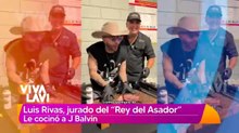 Luis Rivas, jurado de 'Rey del Asador', le cocina a J Balvin