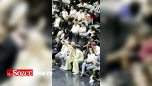 Alperen Şengün, Beşiktaş GAİN-Galatasaray MCT Technic maçını izlemek için Akatlar’da