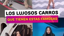 Los lujosos carros que tienen estas famosas
