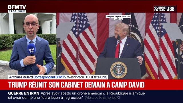 Iran: Donald Trump va réunir son gouvernement à Camp David ce mercredi
