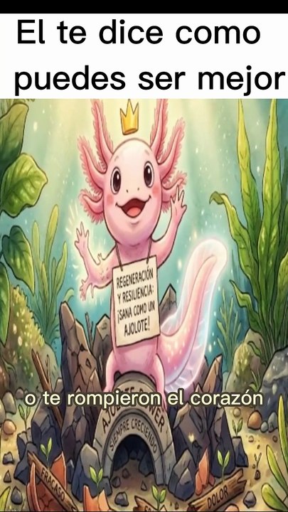 El ajolote pueden inspirarte