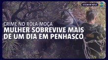 Ana Cláudia fica entre a vida e a morte por 27 horas em penhasco