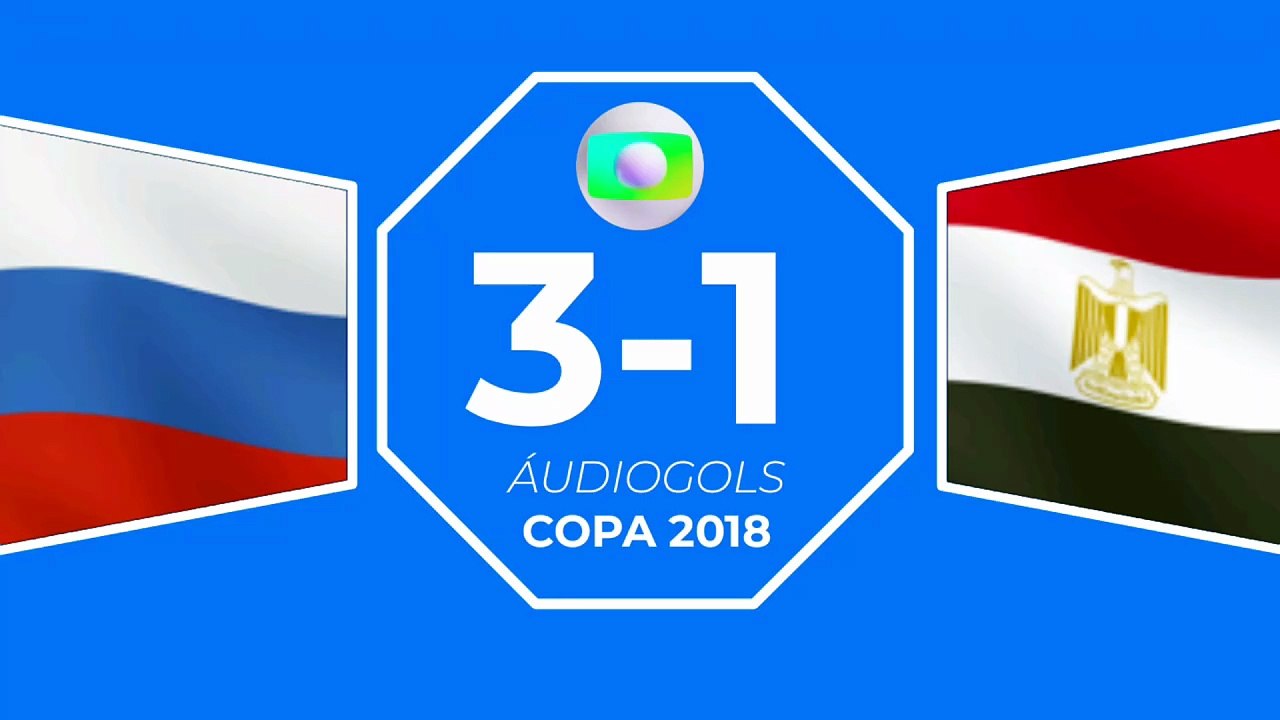 Áudiogols | Rússia 3x1 Egito (Globo 2018)