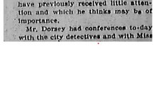Dorsey Deploys His Own Detectives Into the Phagan Murder Investigation