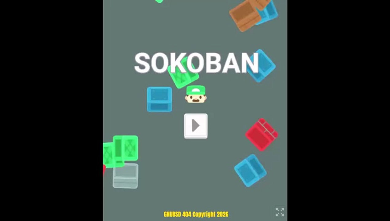 GNUBSD404 Long N136 Sokoban Game (A logical game) (Linux)