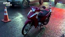 Motociclista fica ferida em colisão traseira bairro Alto Alegre em Cascavel