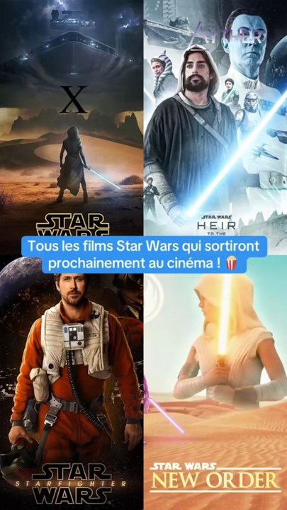 Tous les prochains films Star Wars qui sortiront au cinéma ! #starwars #starfighter #newjediorder