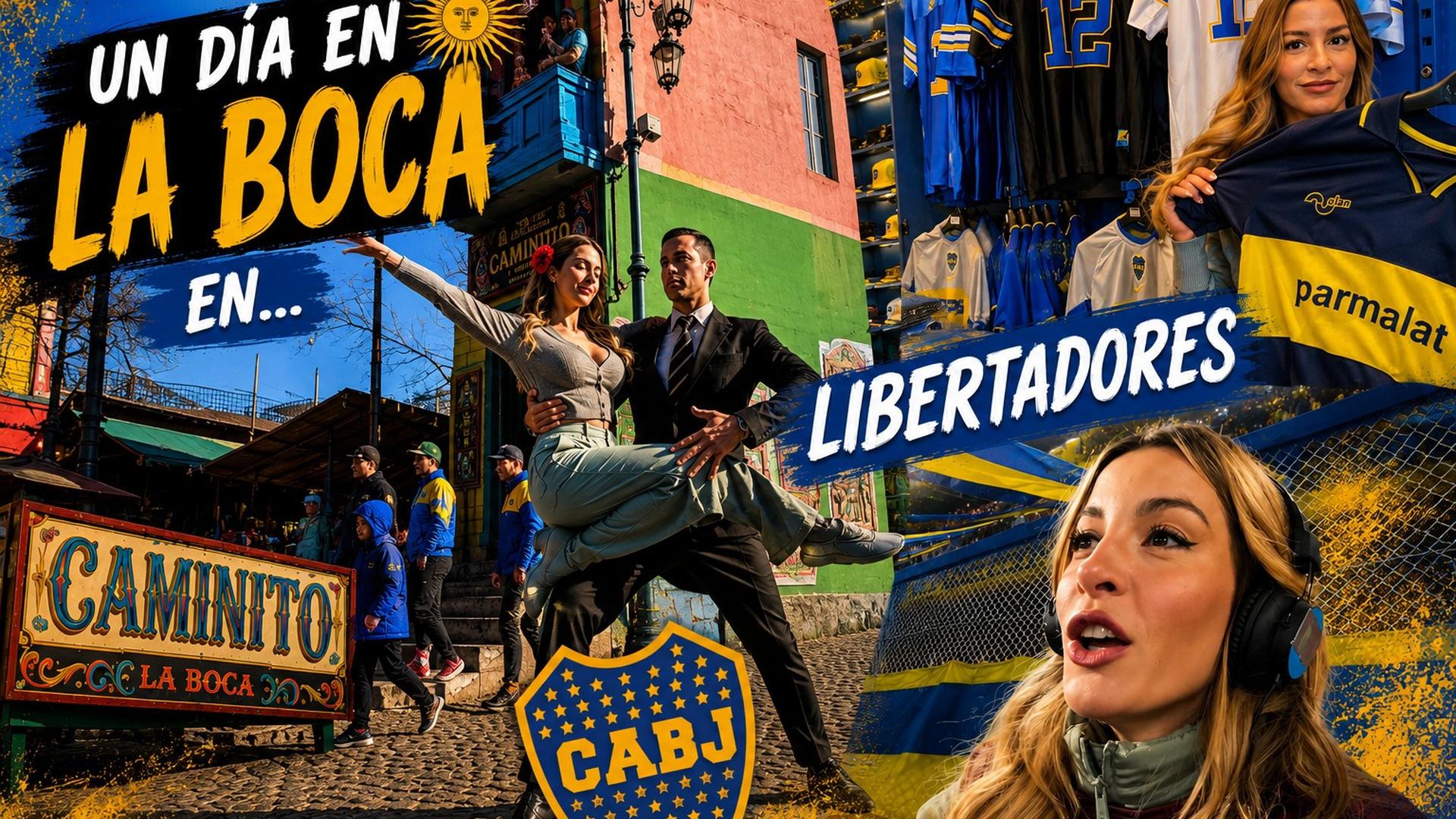 Un día de Copa Libertadores en la Boca con Ana Quiles