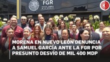 Morena NL acusa triangulación millonaria: gobierno estatal habría beneficiado a despacho del padre de Samuel García