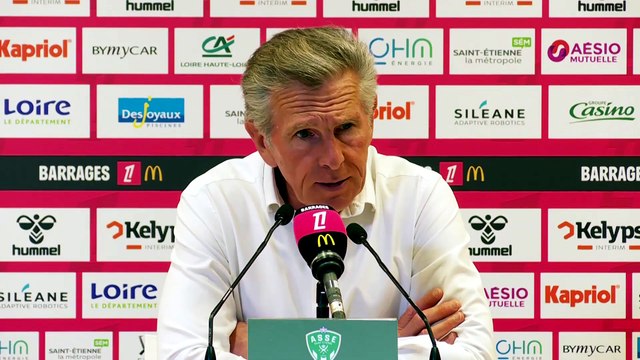 Claude Puel après le barrage aller à Saint-Étienne : « Il faudra faire beaucoup mieux avec le ballon » - Foot - Barrages Ligue 1 / Ligue 2