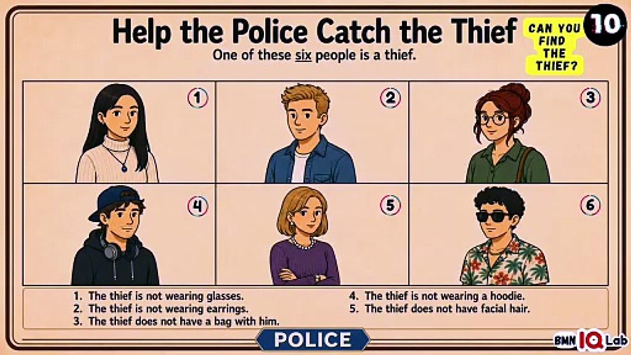 #DetectiveChallenge 🕵‍♂️⚔️ Can you find the thief? (Part 5) 🚨